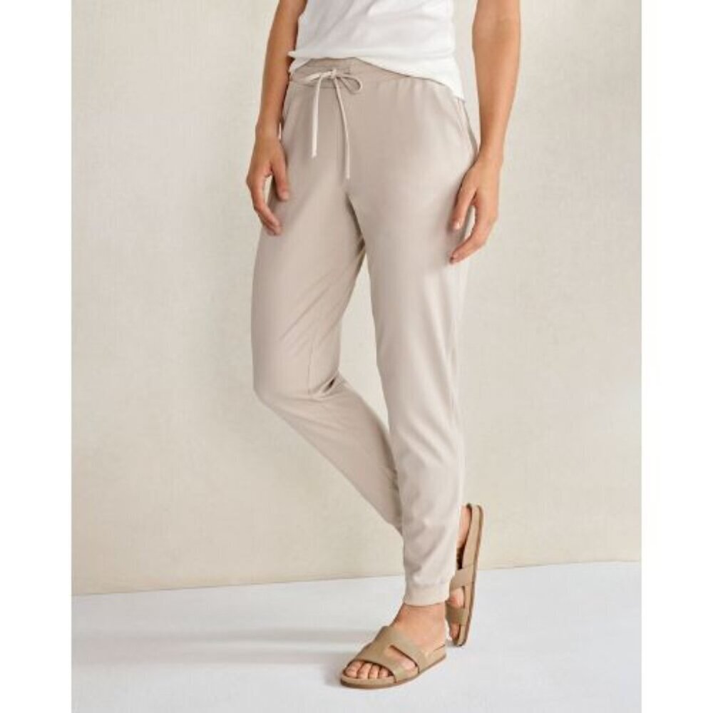 Haven Well Within Tapered Cotton Pull On Pants Size Medium 54177